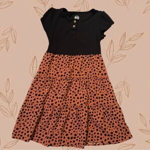 Leopard spotted Dalmatian on print dress cute